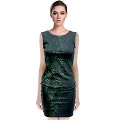 Abstract Art Background Biology Sleeveless Velvet Midi Dress by Amaryn4rt
