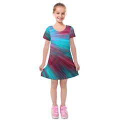 Background Texture Pattern Design Kids  Short Sleeve Velvet Dress by Amaryn4rt