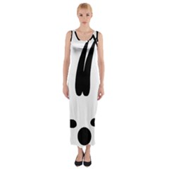 Freestyle Skiing Pictogram Fitted Maxi Dress by abbeyz71