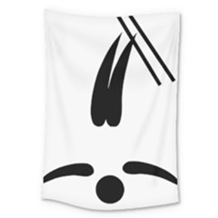 Freestyle Skiing Pictogram Large Tapestry by abbeyz71