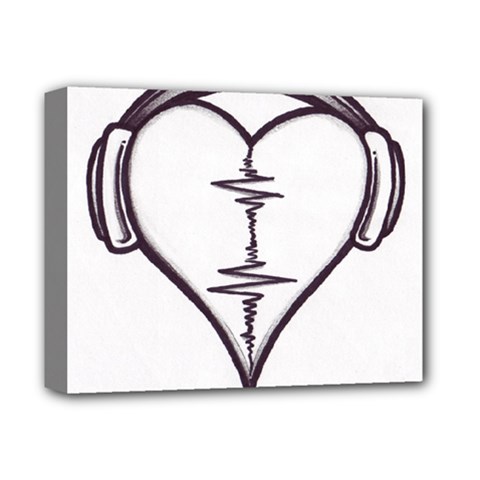 Audio Heart Tattoo Design By Pointofyou Heart Tattoo Designs Home R6jk1a Clipart Deluxe Canvas 14  X 11  by Foxymomma