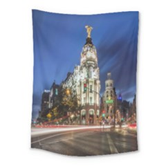 Architecture Building Exterior Buildings City Medium Tapestry by Nexatart