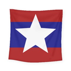 Flag Of The Bureau Of Special Operations Of Myanmar Army Square Tapestry (small) by abbeyz71