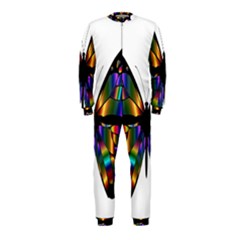 Abstract Animal Art Butterfly Onepiece Jumpsuit (kids) by Nexatart