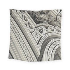 Arches Fractal Chaos Church Arch Square Tapestry (small) by Nexatart