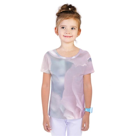 Pastel Roses Kids  One Piece Tee by Brittlevirginclothing