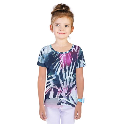 Colorful Palm Pattern Kids  One Piece Tee by Brittlevirginclothing