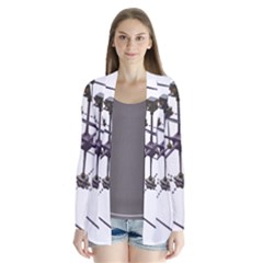 Grid Construction Structure Metal Cardigans by Nexatart