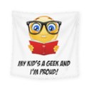 Geek Kid Square Tapestry (Small) View1