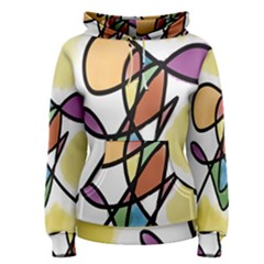 Art Abstract Exhibition Colours Women s Pullover Hoodie by Nexatart
