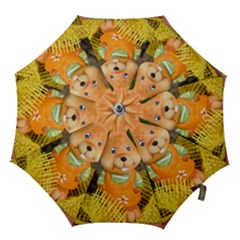 Easter Hare Easter Bunny Hook Handle Umbrellas (small) by Nexatart