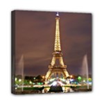 Paris Eiffel Tower Mini Canvas 8  x 8 