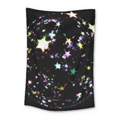 Star Ball About Pile Christmas Small Tapestry by Nexatart
