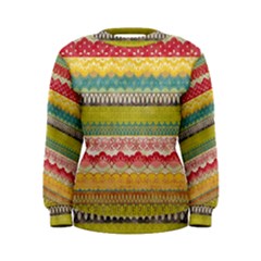 Colorful Bohemian Women s Sweatshirt by Brittlevirginclothing