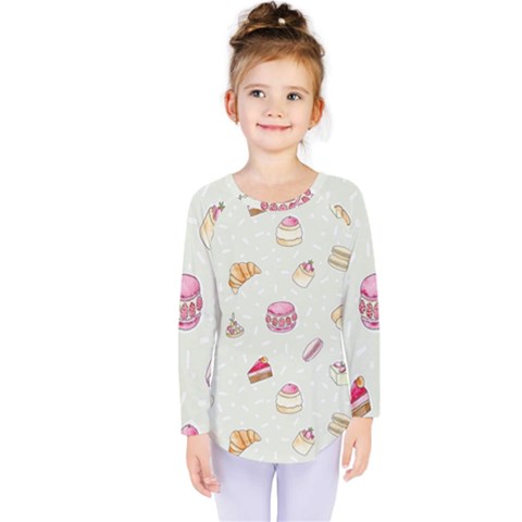 Cute Cakes Kids  Long Sleeve Tee by Brittlevirginclothing