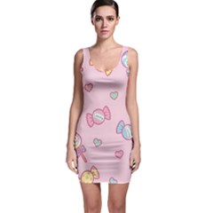 Cute Candy Sleeveless Bodycon Dress by Brittlevirginclothing