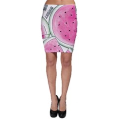 Cute Watermelon Bodycon Skirt by Brittlevirginclothing