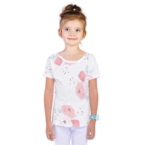 Lovely Flowers Kids  One Piece Tee by Brittlevirginclothing