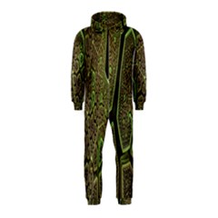 Fractal Complexity 3d Dimensional Hooded Jumpsuit (kids) by Nexatart