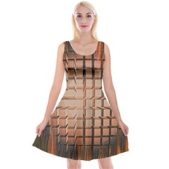 Abstract Texture Background Pattern Reversible Velvet Sleeveless Dress by Nexatart