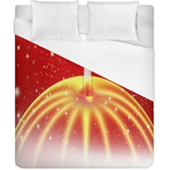 Advent Candle Star Christmas Duvet Cover (california King Size) by Nexatart
