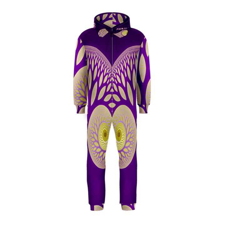 Glynnset Royal Purple Hooded Jumpsuit (Kids)