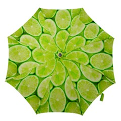 Green Lemon Slices Fruite Hook Handle Umbrellas (large) by Alisyart