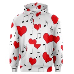 Love Song Pattern Men s Pullover Hoodie by Valentinaart