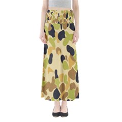 Army Camouflage Pattern Maxi Skirts by Nexatart