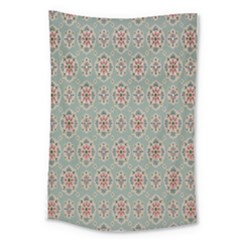 Vintage Floral Tumblr Quotes Large Tapestry