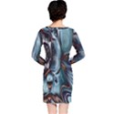 Light Color Floral Grey Long Sleeve Nightdress View2