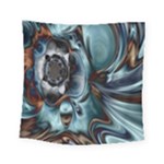 Light Color Floral Grey Square Tapestry (Small)