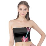 My Heart Points To Yours / Pink and Blue Cupid s Arrows (black) Tube Top