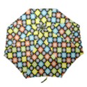 Diamonds Argyle Pattern Folding Umbrellas View1