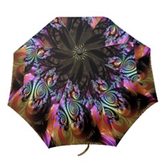 Fractal Colorful Background Folding Umbrellas