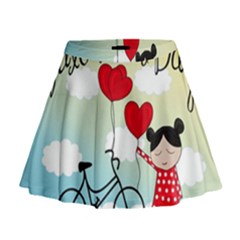 Daydream  Mini Flare Skirt by Valentinaart