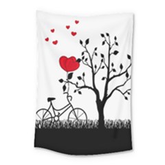Love Hill Small Tapestry by Valentinaart