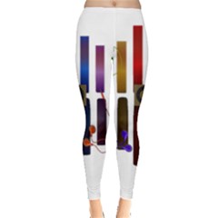 Energy Of The Sound Leggings  by Valentinaart