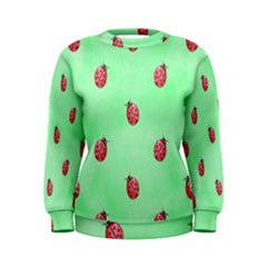 Ladybug Pattern Women s Sweatshirt by Nexatart