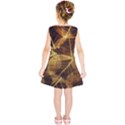 Leaves Autumn Texture Brown Kids  Tunic Dress View2