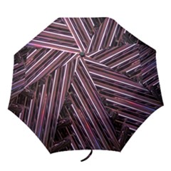 Metal Tube Chair Stack Stacked Folding Umbrellas by Nexatart