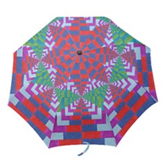 Texture Fabric Textile Jute Maze Folding Umbrellas
