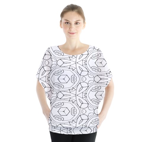 Pattern Silly Coloring Page Cool Blouse by Amaryn4rt