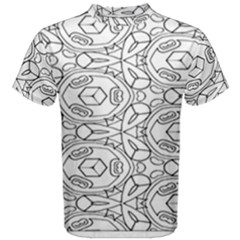 Pattern Silly Coloring Page Cool Men s Cotton Tee by Amaryn4rt