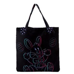 Easter Bunny Hare Rabbit Animal Grocery Tote Bag by Amaryn4rt