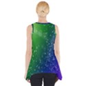 Shiny Sparkles Star Space Purple Blue Green Side Drop Tank Tunic View2