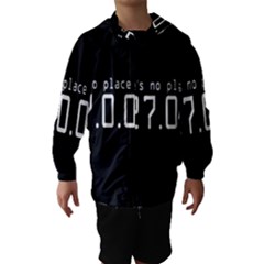There s No Place Like Number Sign Hooded Wind Breaker (kids) by Alisyart