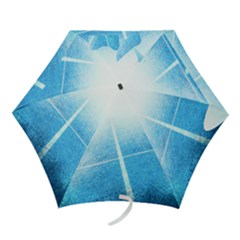 Court Sport Blue Red White Mini Folding Umbrellas by Amaryn4rt