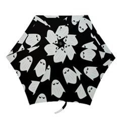 Ghost Halloween Pattern Mini Folding Umbrellas by Amaryn4rt