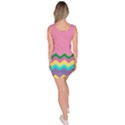 Easter Chevron Pattern Stripes Sleeveless Bodycon Dress View4